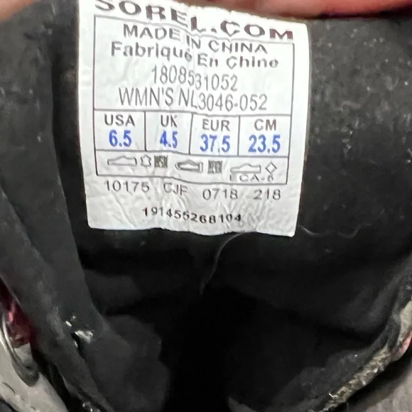 🏔️🥾Sorel🥾🏔️Lexi Wedge Boots Size 6.5 - Picture 10 of 10